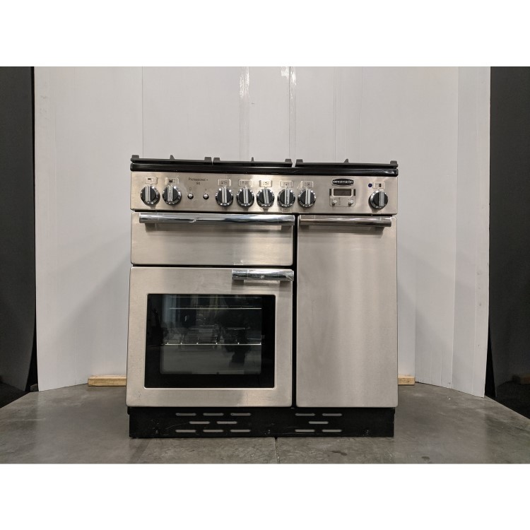 Refurbished Rangemaster Professional Plus PROP90NGFSSC 90cm Gas Range Cooker Stainless Steel