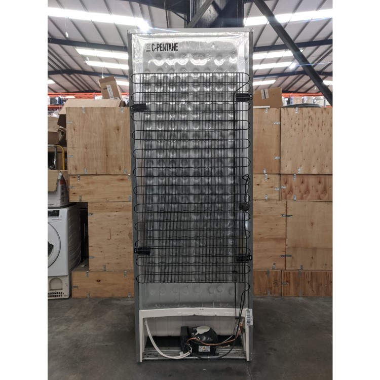 Refurbished Hotpoint FFU4DX1 Freestanding 399 Litre 60/40 Fridge Freezer Inox