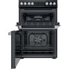 Hotpoint 60cm Double Oven Electric Cooker with Catalytic Cleaning - Black
