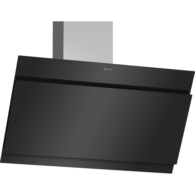Refurbished Neff N50 D95IHM1S0B 90cm Angled Cooker Hood Black