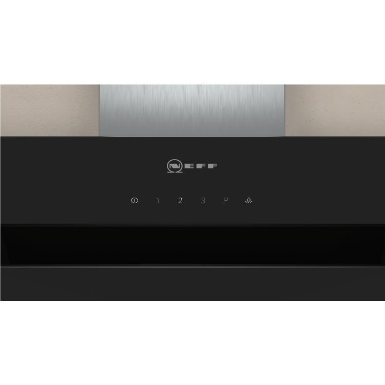 Refurbished Neff N50 D95IHM1S0B 90cm Angled Cooker Hood Black