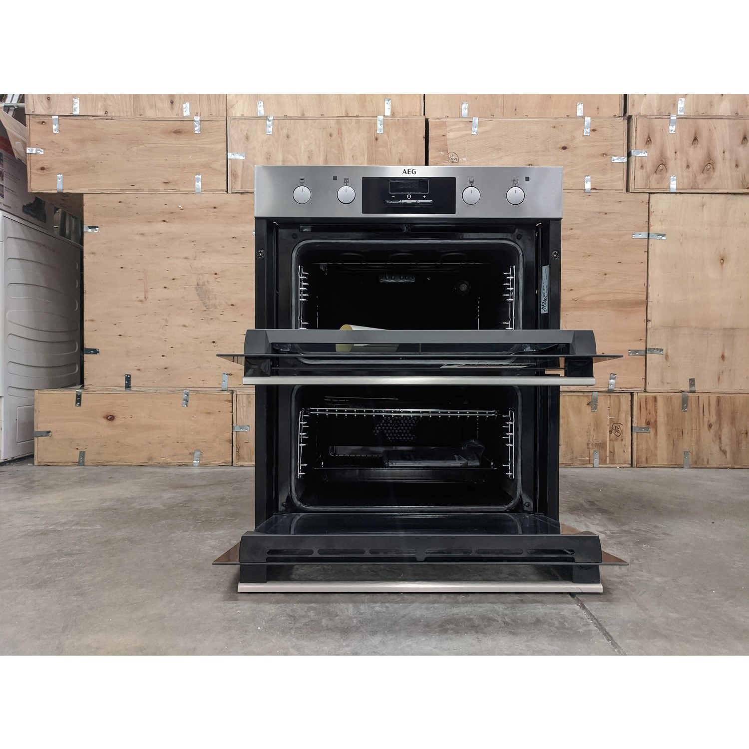 Refurbished AEG DUB331110M 6000 SurroundCook 60cm Double Built Under
