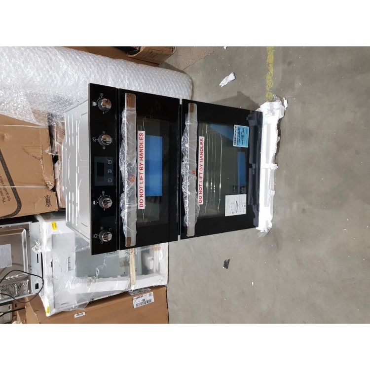 Refurbished Belling BI902FP 90cm Double Built In Electric Oven Black