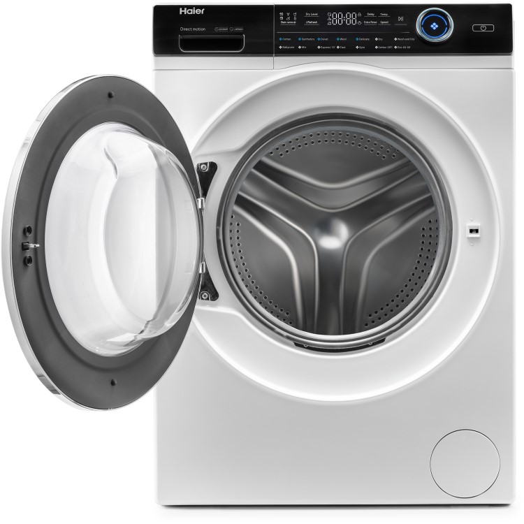 Refurbished Haier HWD120-B14979 Freestanding 12/8KG 1400 Spin Washer Dryer White