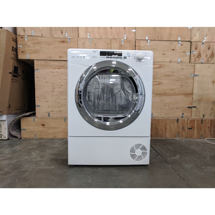 Refurbished Candy GVSH9A2DCE Smart Freestanding Heat Pump 9KG Tumble Dryer White