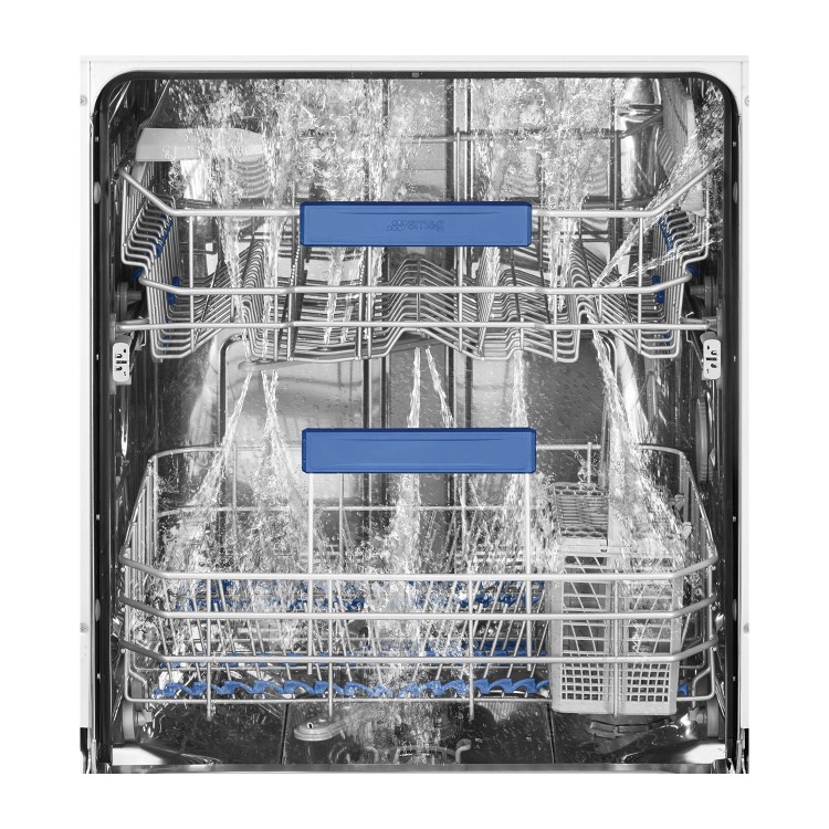 Refurbished Smeg DD13E2 13 Place Semi-Integrated Dishwasher Stainless Steel Control Panel