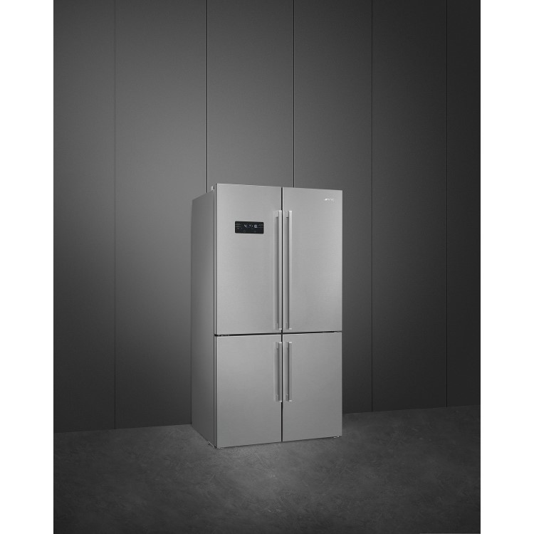 Refurbished Smeg FQ60XDF 572 Litre American Fridge Freezer Stainless Steel