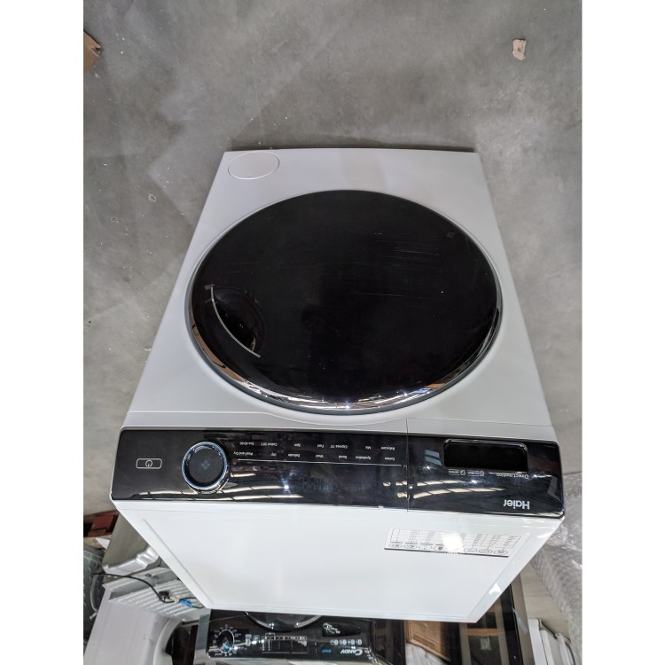 Refurbished Haier HWD120-B14979 Freestanding 12/8KG 1400 Spin Washer Dryer White