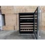 Refurbished Amica AWC600SS Freestanding 46 Bottle Dual Zone Under Counter Wine Cooler Stainless Steel