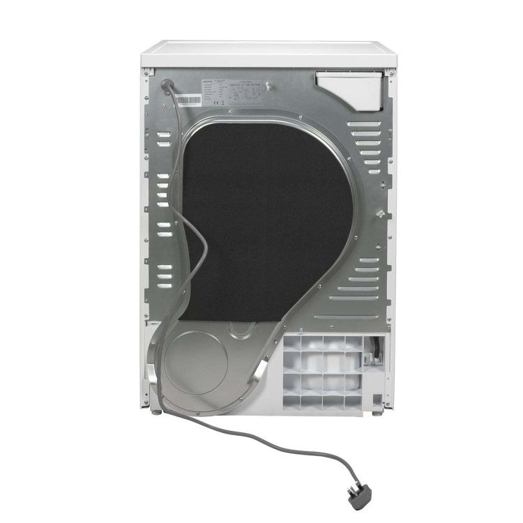 Refurbished electriQ EIQFSTDC8 Freestanding Condenser 8KG Tumble Dryer White