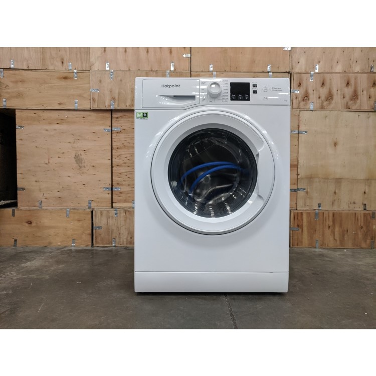 Refurbished Hotpoint NSWM743UWUKN Freestanding 7KG 1400 Spin Washing Machine White