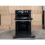 Refurbished Hotpoint Newstyle DD2844CBL 60cm Double Built In Electric Oven with Catalytic Liners Black