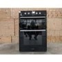 Refurbished Hotpoint Newstyle DD2844CBL 60cm Double Built In Electric Oven with Catalytic Liners Black
