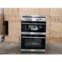 Refurbished Amica AFN6550SS 60cm Electric Double Oven Cooker With Induction Hob And Programmable Timer Stainless Steel