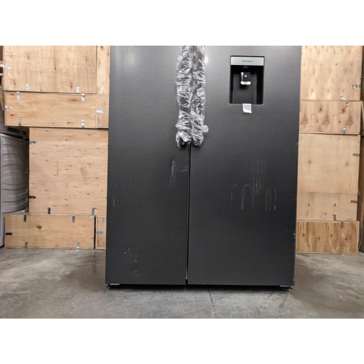 Refurbished Beko HarvestFresh ASD2341VB 554 Litre American Style Fridge Freezer With Non-plumb Water Dispenser Black