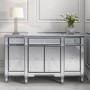 Large Mirrored Sideboard - 4 Door - Jade Boutique