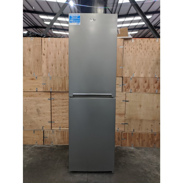Refurbished Beko CFG3582S Freestanding 263 Litre 50/50 Frost Free Fridge Freezer Silver