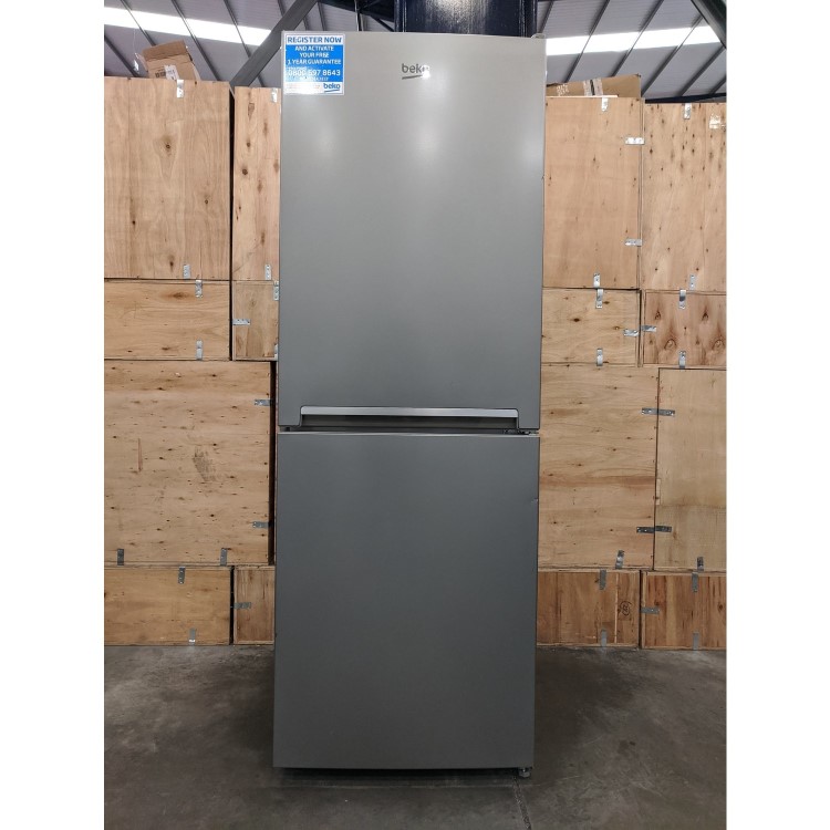 Refurbished Beko CFG3552S Freestanding 213 Litres 50/50 Fridge Freezer Silver