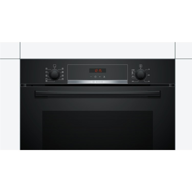 Bosch Series 4 Electric Self Cleaning Single Oven - Black