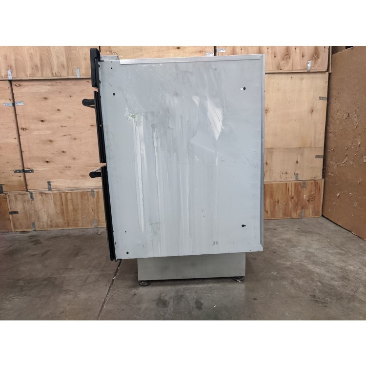 Refurbished Hotpoint Luce DU2540BL 60cm Double Built Under Electric Oven Black