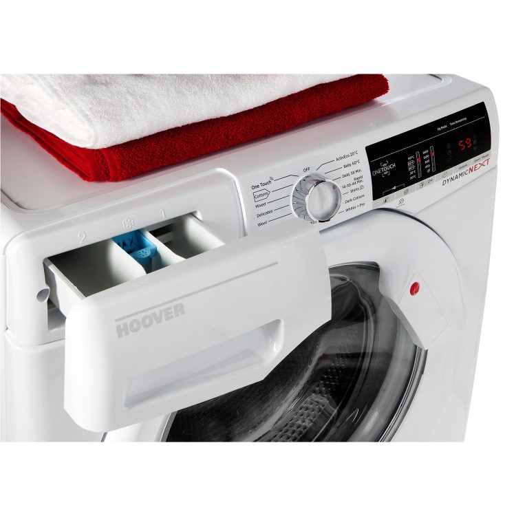 Hoover DXOA69LW3-80 Dynamic Next 9kg Freestanding Washing Machine - White