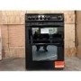 Refurbished Hotpoint HAE60KS 60cm Double Oven Electric Cooker Black