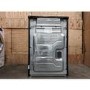 Refurbished Hotpoint HAE60KS 60cm Double Oven Electric Cooker Black