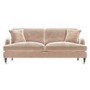 Velvet 2 Seater Sofa in Blush Pink - Payton