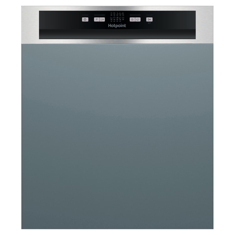 Refurbished Hotpoint HBC2B19XUKN 13 Place Settings Semi Integrated Dishwasher