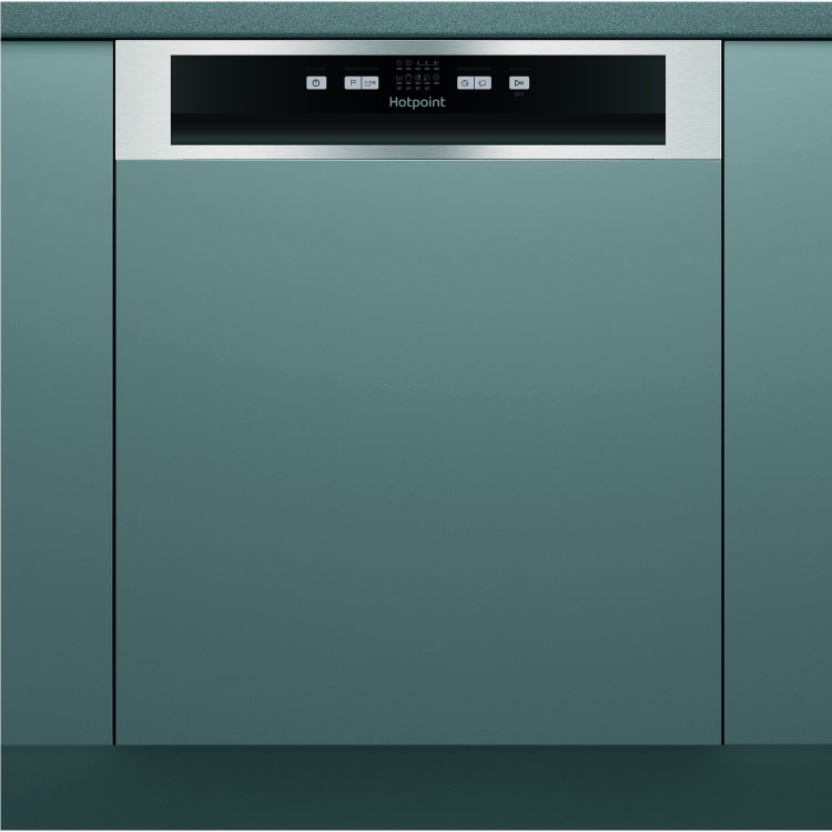 Hotpoint Aquarius 13 Place Settings Semi Integrated Dishwasher - Stainless steel