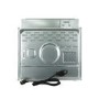 electriQ 65L 9 Function Plug In Electric Fan Single Oven - Stainless Steel