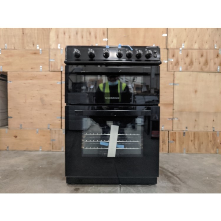 Refurbished NordMende CTG61LPGBK 60cm Double Cavity LPG Cooker Black