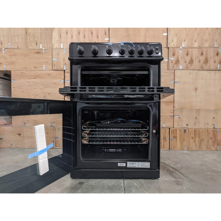 Refurbished NordMende CTG61LPGBK 60cm Double Cavity LPG Cooker Black