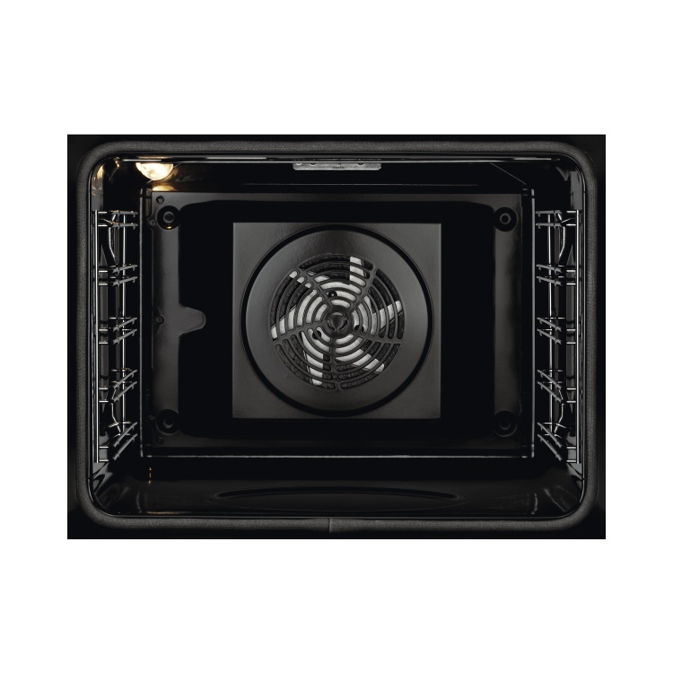 Refurbished Zanussi Series 60 ZOPNA7K1 Pyrolytic AirFry 60cm Single Built In Electric Oven Black