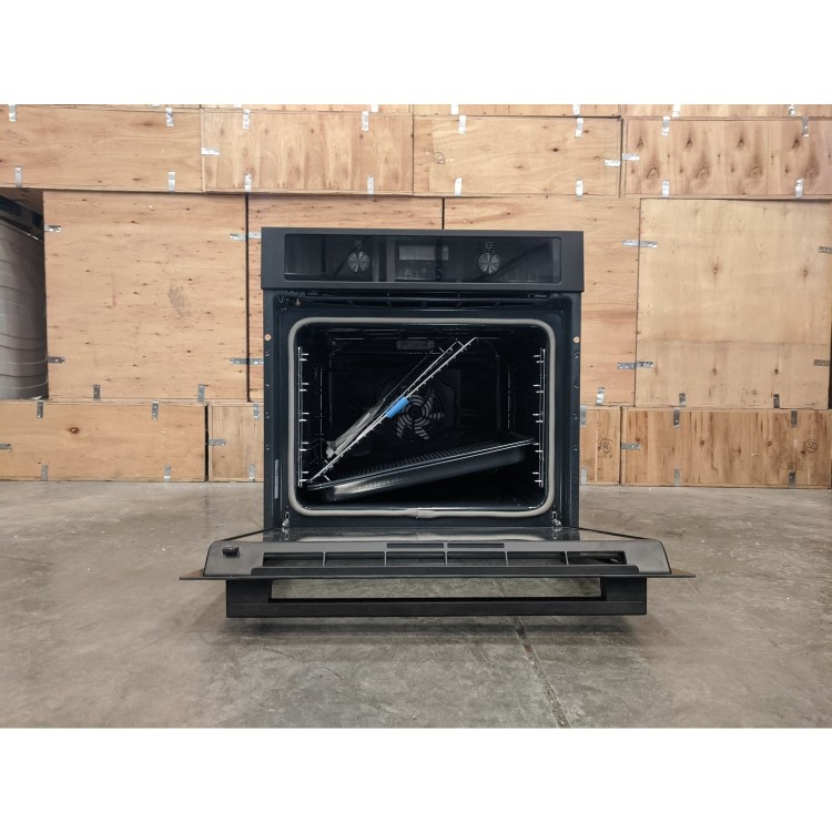 Refurbished Zanussi Series 60 ZOPNA7K1 Pyrolytic AirFry 60cm Single Built In Electric Oven Black