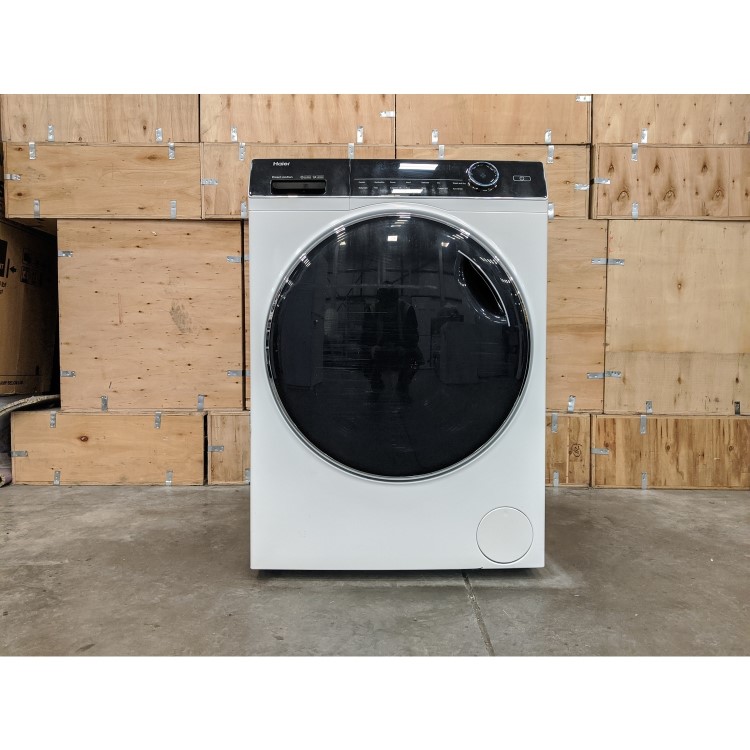 Refurbished Haier HWD120-B14979 Freestanding 12/8KG 1400 Spin Washer Dryer White