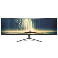 Refurbished electriQ eiQ-43CVSUWD120FSHQ 43"HDR Freesync Super Ultrawide QLED Curved Monitor
