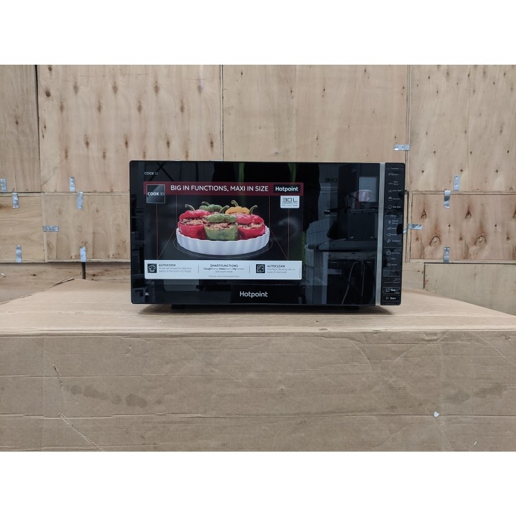 Refurbished Hotpoint MWH301B 30 L Microwave black