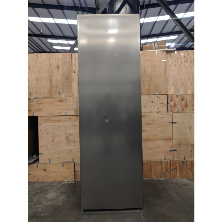 Refurbished Zanussi ZUHE30FU2 Freestanding 280 Litre Tall Freezer Stainless Steel Look