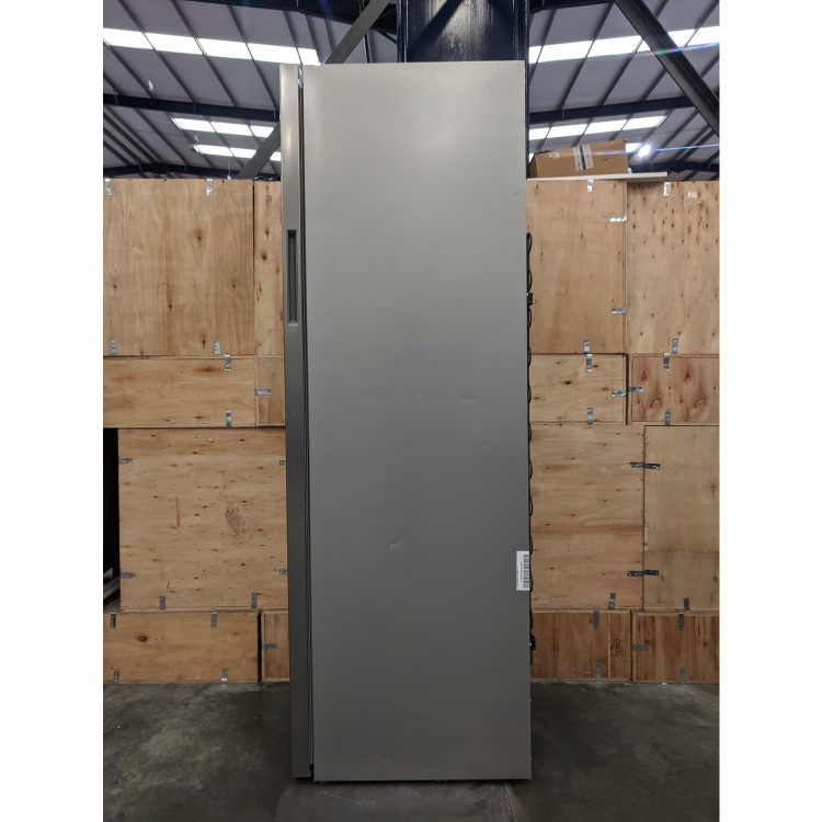 Refurbished Zanussi ZUHE30FU2 Freestanding 280 Litre Tall Freezer Stainless Steel Look