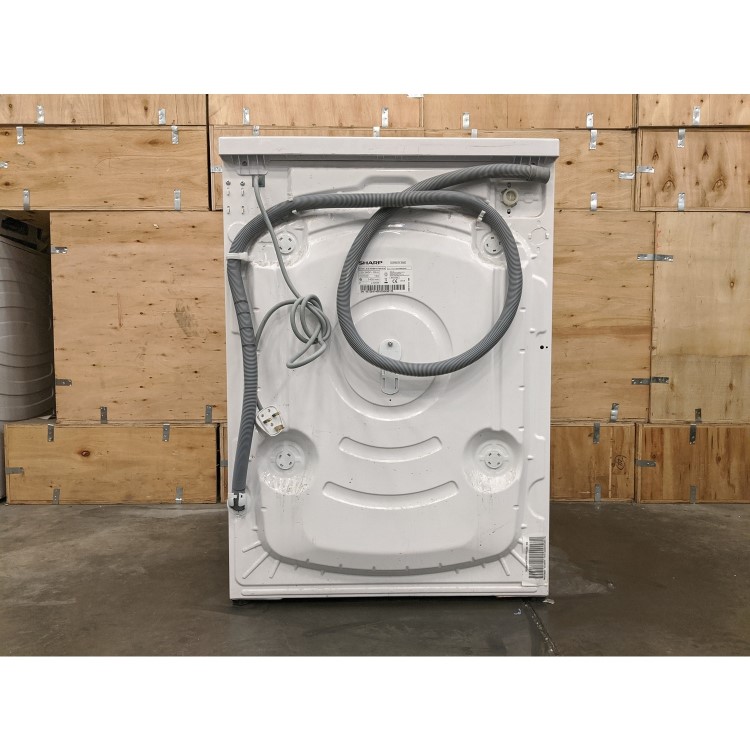 Refurbished Sharp ES-HDB8147W0 Freestanding 8/6KG 1400 Spin Washer Dryer White