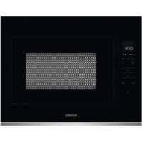 Refurbished Zanussi Series 20 25L 900W Built-in Microwave - Black with Stainless Steel Trim