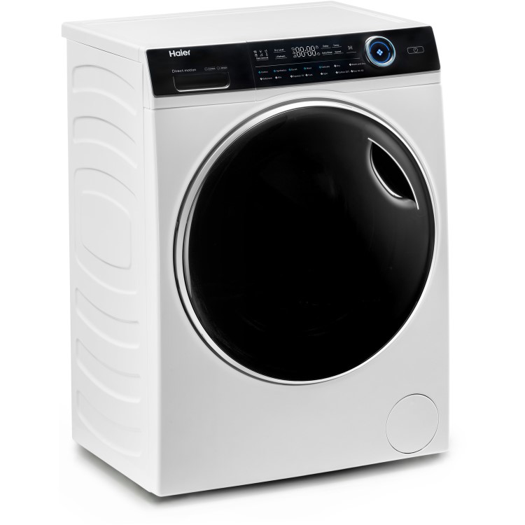 Refurbished Haier HWD80-B14979 Freestanding 8/5KG 1400 Spin Washer Dryer White