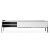 Wide White TV Stand with Storage - TV&#39;s up to 70&quot; - Olis