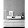 Wide White TV Stand with Storage - TV's up to 70" - Olis