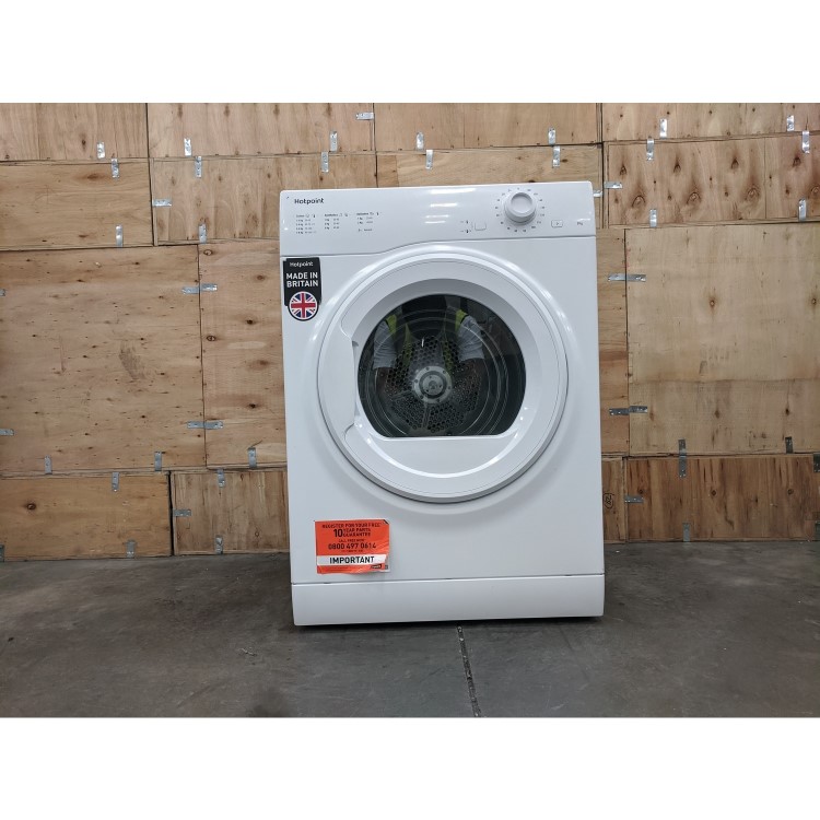 Refurbished Hotpoint H1D80WUK Freestanding Vented 8KG Tumble Dryer White