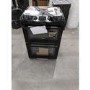 Refurbished Zanussi ZCK66350BA 60cm Double Oven Dual Fuel Cooker with Lid Black