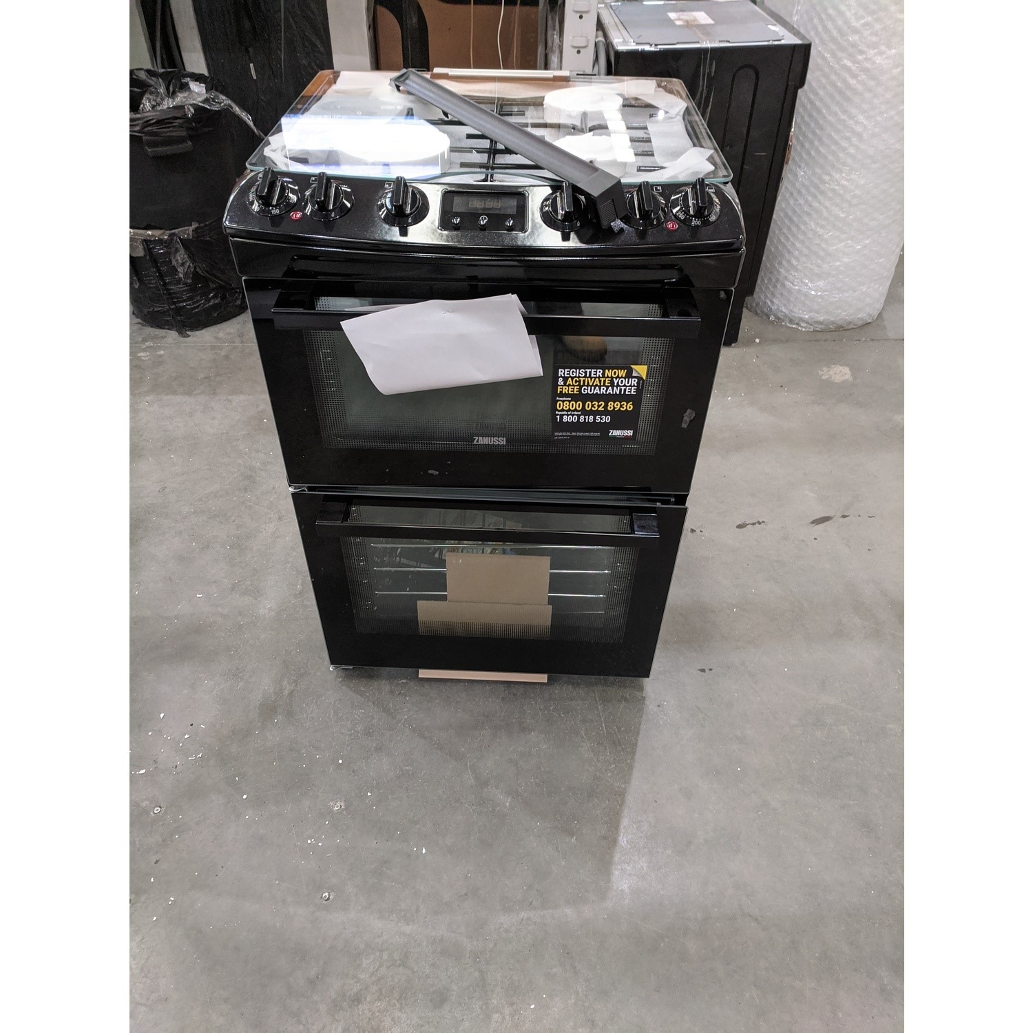 Zanussi double sales oven cooker