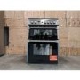 Refurbished Indesit ID60G2X 60cm 4 Burner Gas Cooker