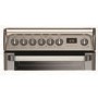 Hotpoint Ultima 60cm Double Oven Dual Fuel Cooker - Stainless Steel